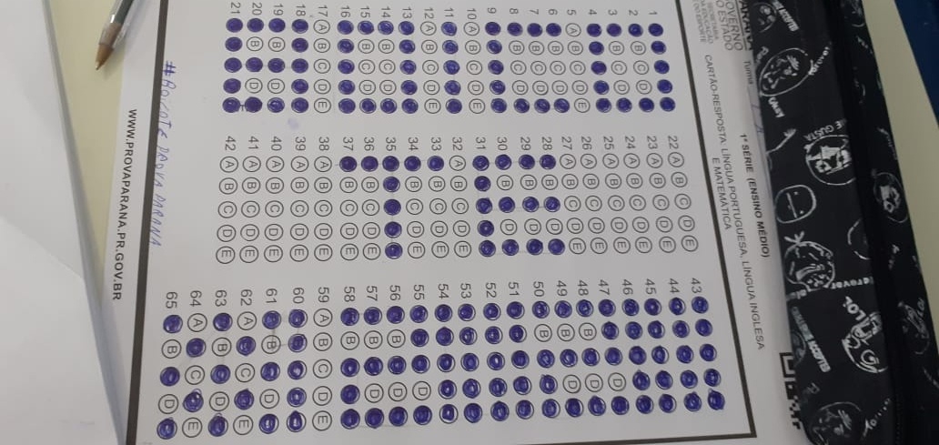Estudantes boicotam a ‘Prova Paraná’