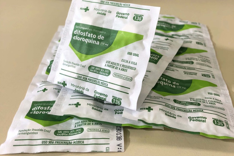 Cloroquina pode ser usada em casos leves de covid-19