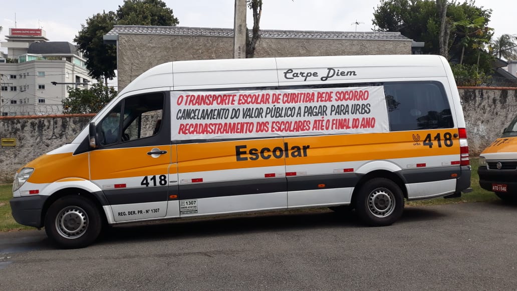 Transporte escolar atravessa pandemia sem apoio