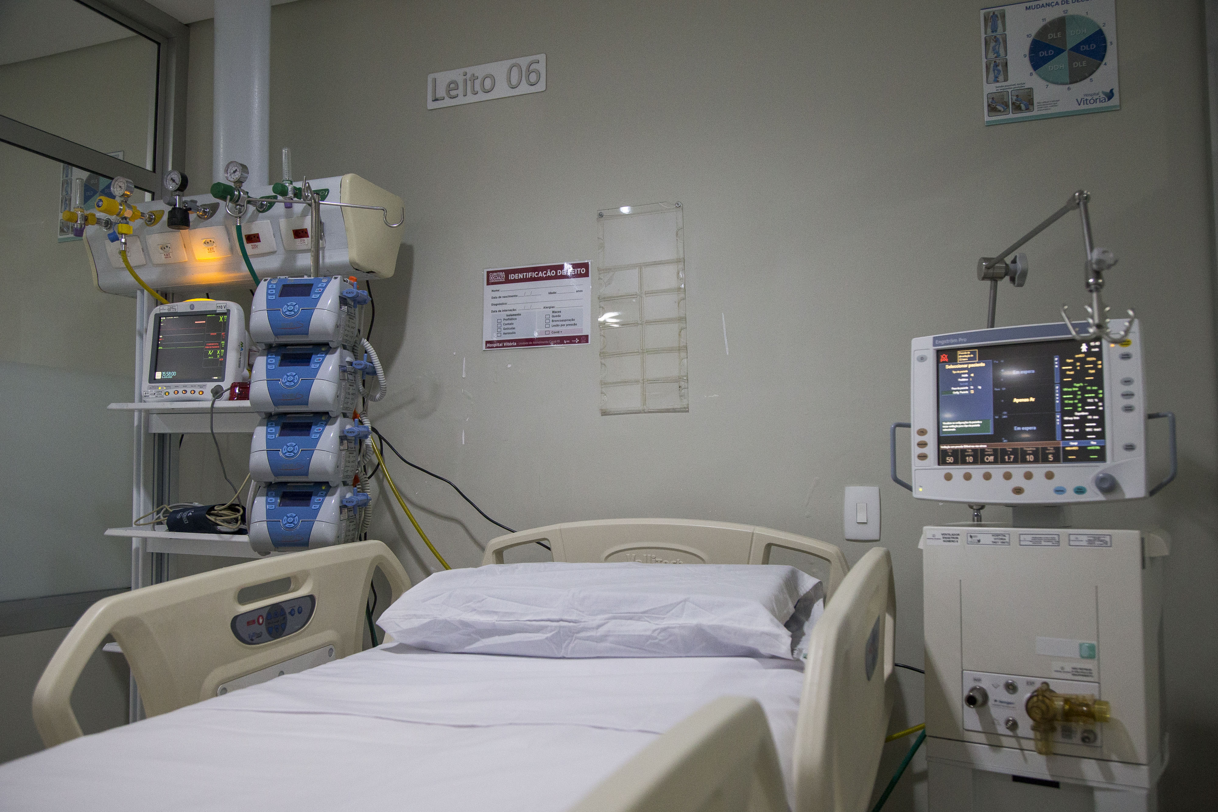 Um a cada 4 pacientes internados com Covid morreu em Curitiba