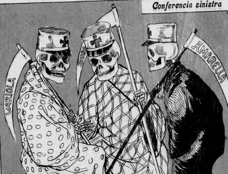 Livro gratuito reúne cartuns da Revolta da Vacina