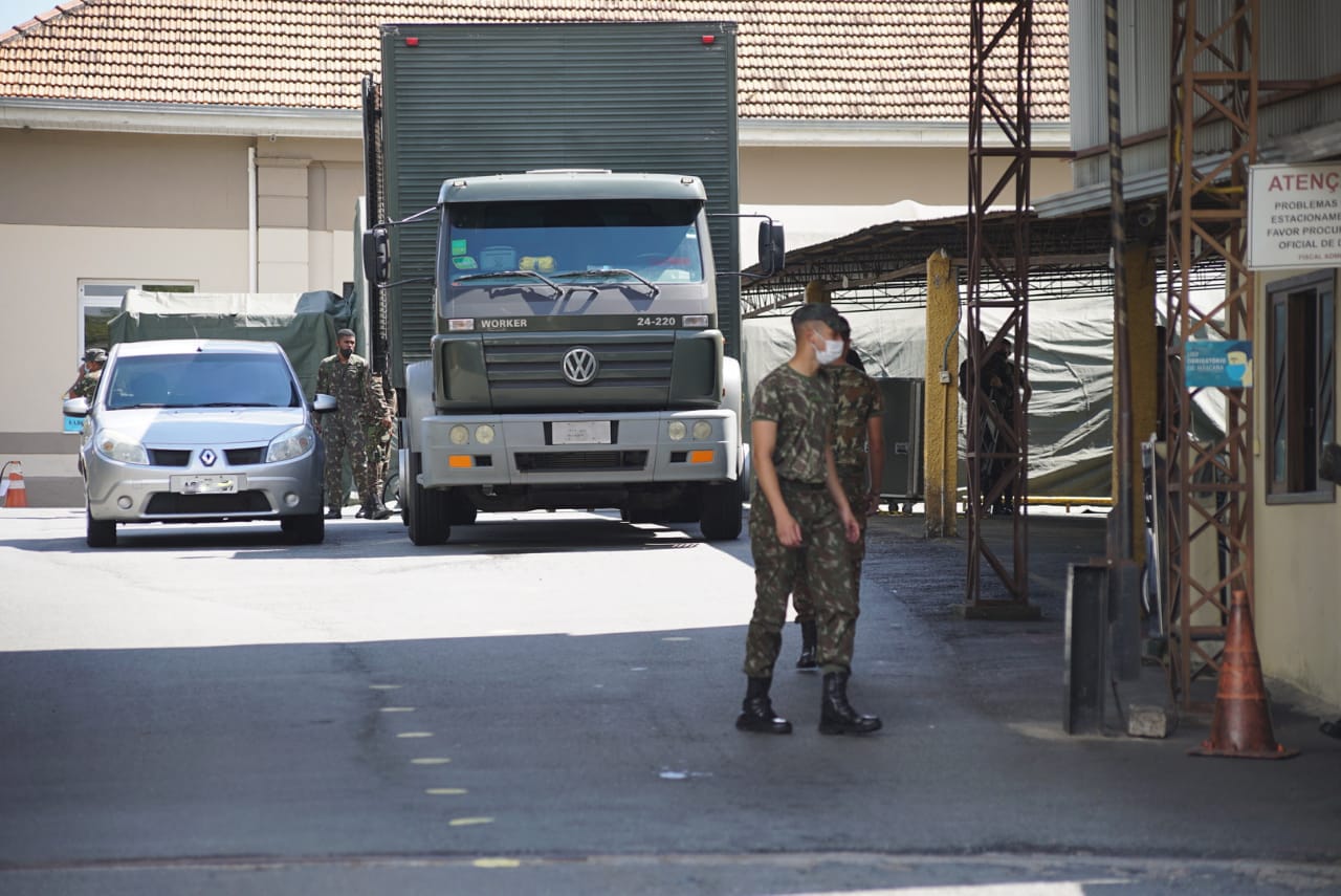 Exército instala Hospital de Campanha em Curitiba