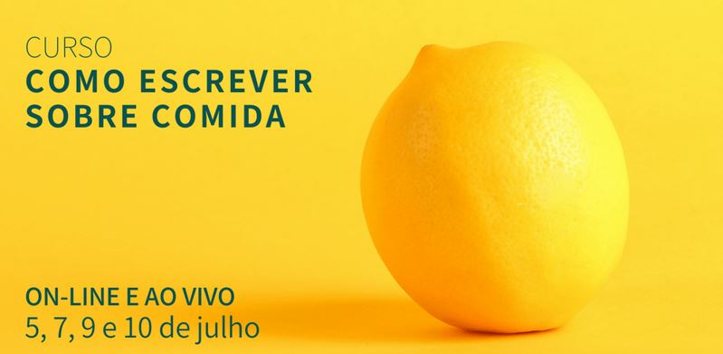 Curso prático ensina a escrever sobre comida