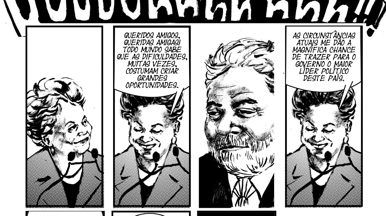 Desenhista Robson Vilalba constrói relato em quadrinhos sobre a queda de Dilma Rousseff