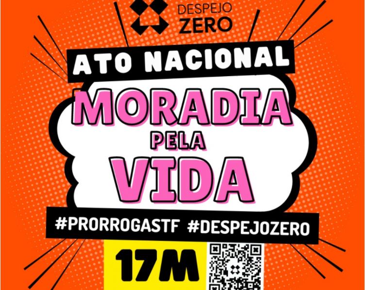 Movimentos sociais organizam protesto em Curitiba contra despejos durante a pandemia