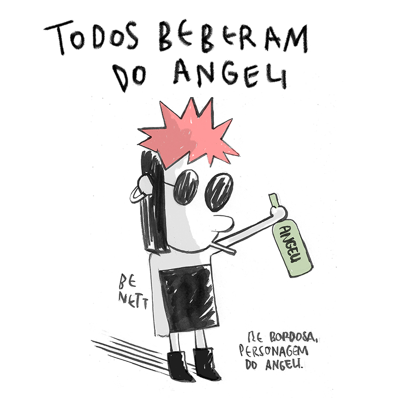 Todos beberam do Angeli