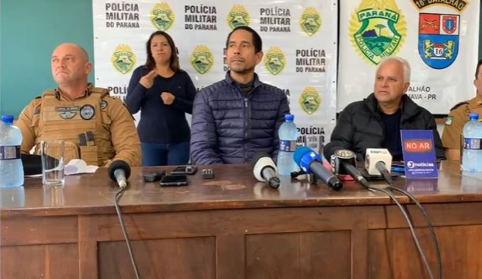Cerca de 30 pessoas participaram da tentativa de assalto em Guarapuava