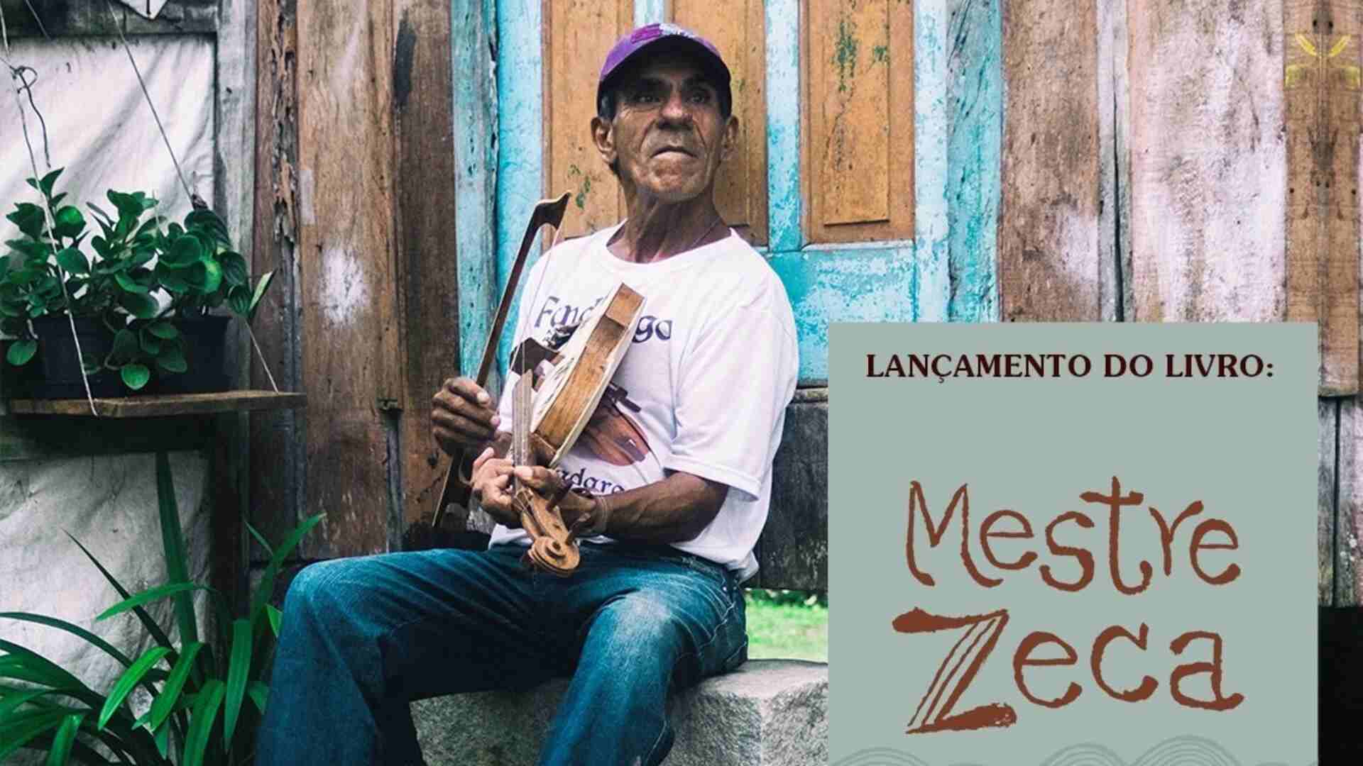 Socióloga presta homenagem a Zeca Martins, um dos mais importantes mestres vivos do fandango caiçara