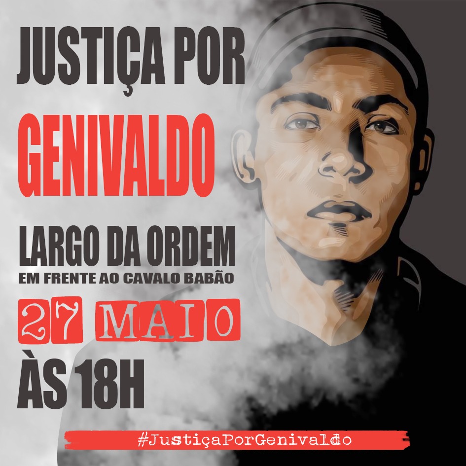 Curitiba terá ato em memória de Genivaldo de Jesus, morto durante abordagem da PRF em Sergipe