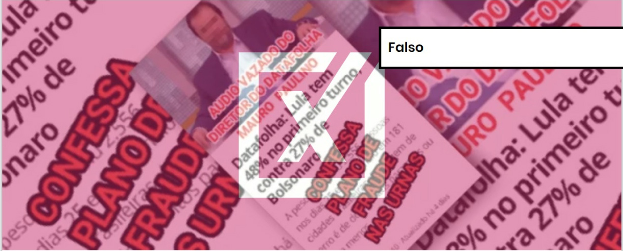 Áudio sobre fraudes em pesquisas é de comediante, não de ex-diretor do Datafolha