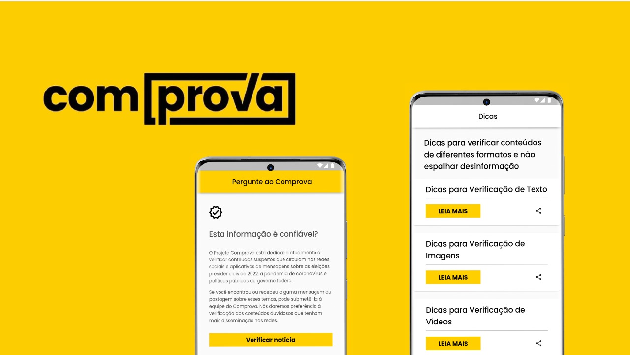 Comprova lança aplicativo para compartilhar verificações e incentivar educação midiática