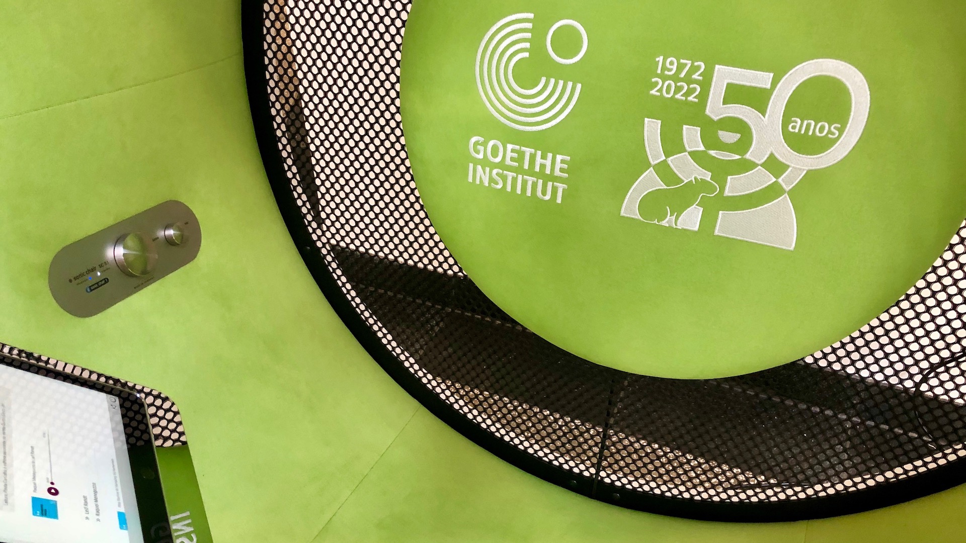 Goethe-Institut apresenta a Sonic Chair no Litercultura 2022