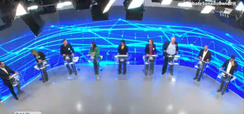 Em debate, Moro é chamado de traidor e Alvaro questionado por busca de quinto mandato