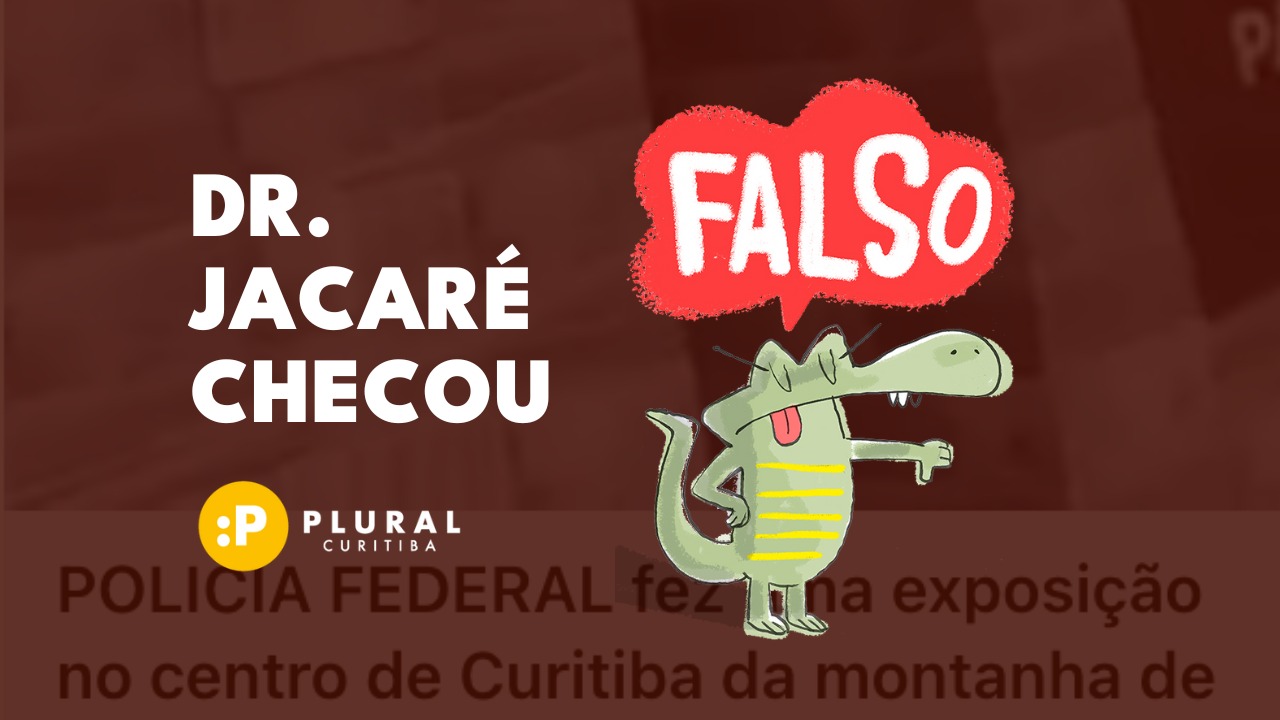 É falsa a exposição de dinheiro recuperado pela PF em Curitiba