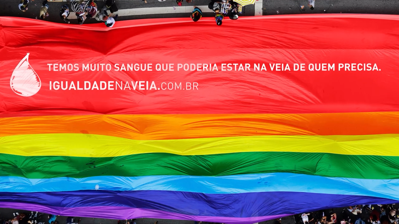 Campanha em defesa da doação de sangue por homossexuais será premiada no Effie Awards