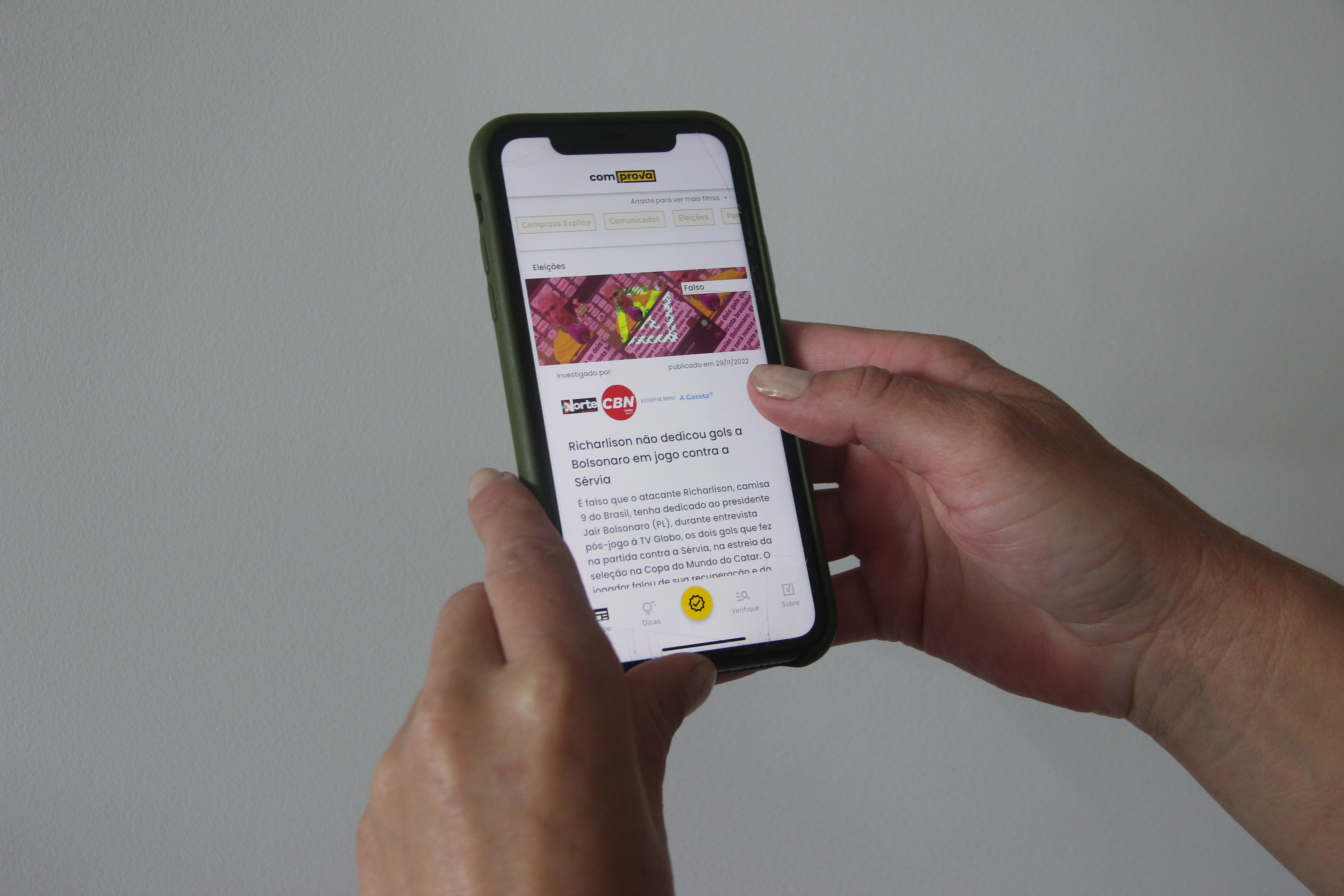 Aplicativo do Comprova recebe prêmio da Google Play Store