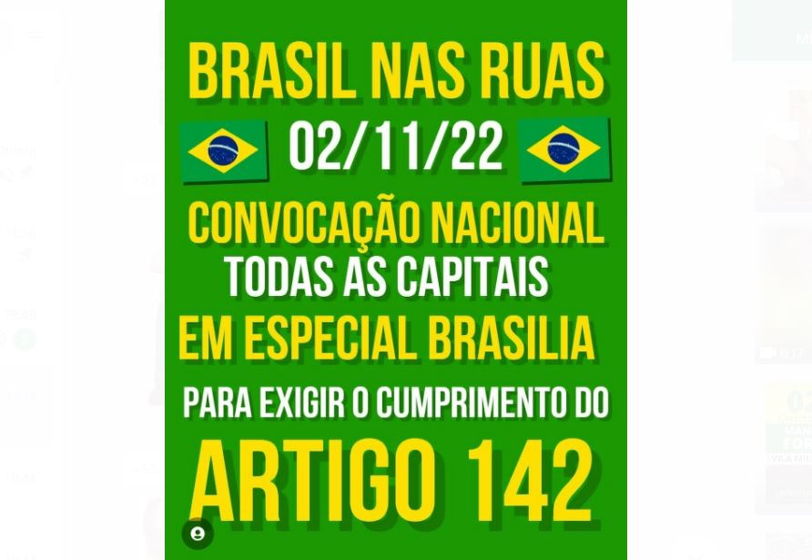 O que é o artigo 142 usado por bolsonaristas para pedir intervenção militar
