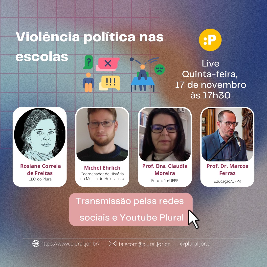 Plural promove debates sobre violência política nas escolas