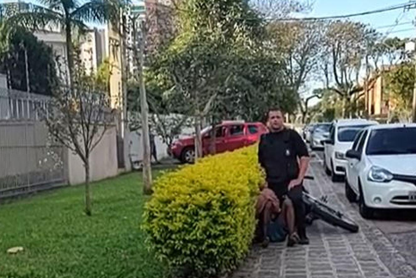 Segurança persegue e usa força desproporcional contra homem negro no Cristo Rei