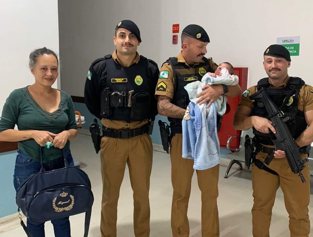 São José dos Pinhais: policiais militares salvam bebê que estava sem respirar
