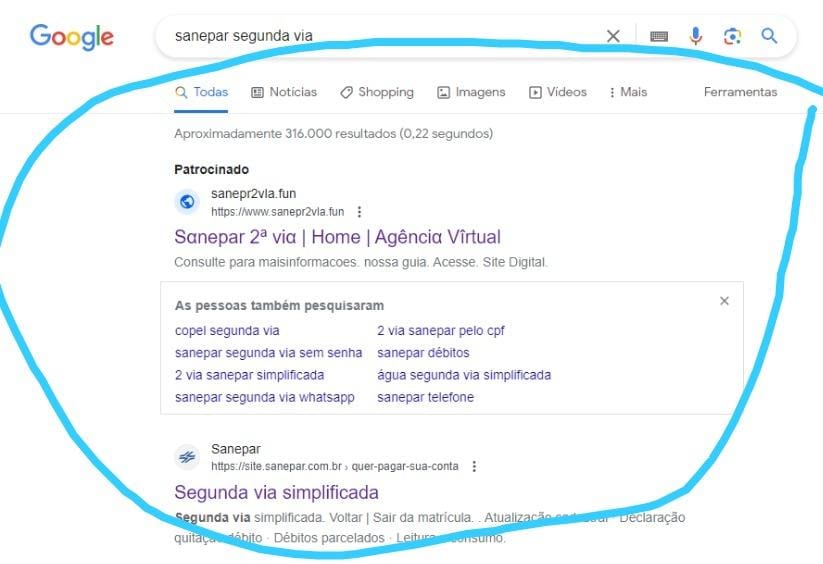 print de tela de computador