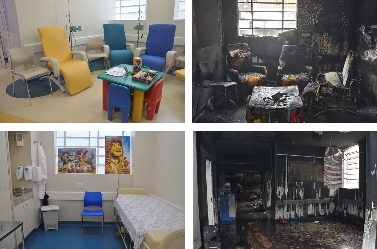 Hospital Pequeno Príncipe recebe doações após incêndio