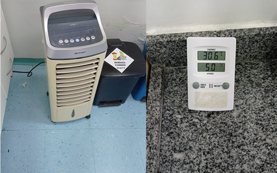 Enfermeiras e técnicas relatam mal-estar causado pelo calor nas unidades de saúde