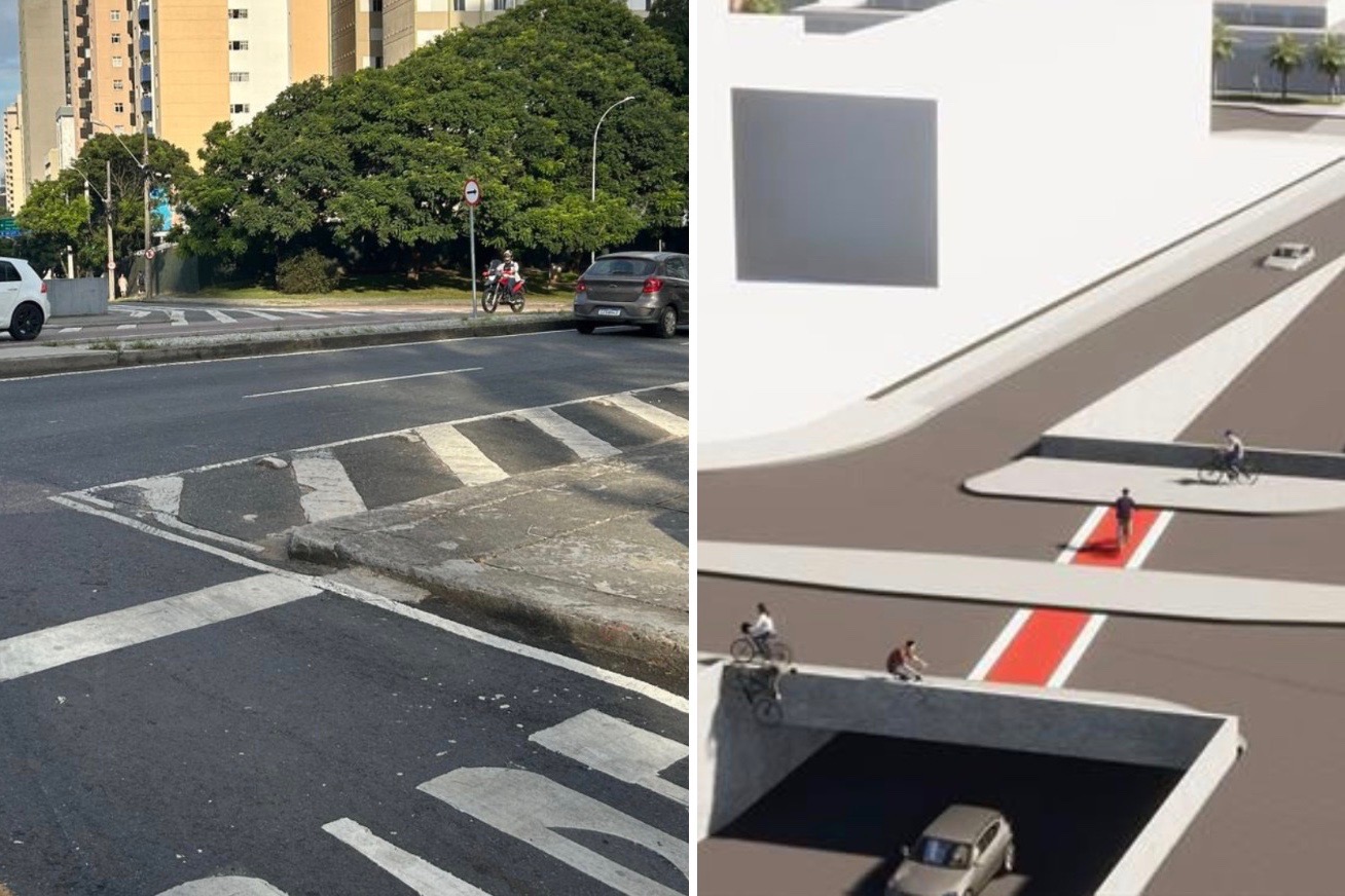 Revitalização no entorno do Mercado Municipal é entregue sem ciclovia