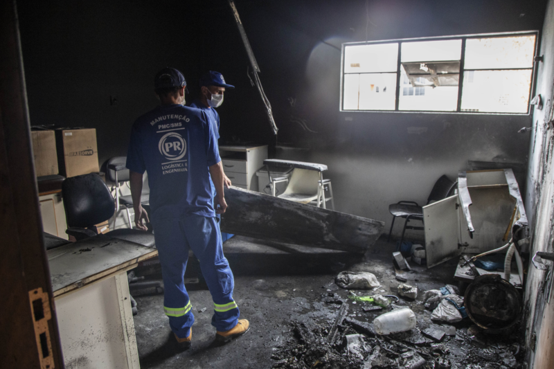 Atendimento suspenso no posto de saúde Rio Bonito após incêndio