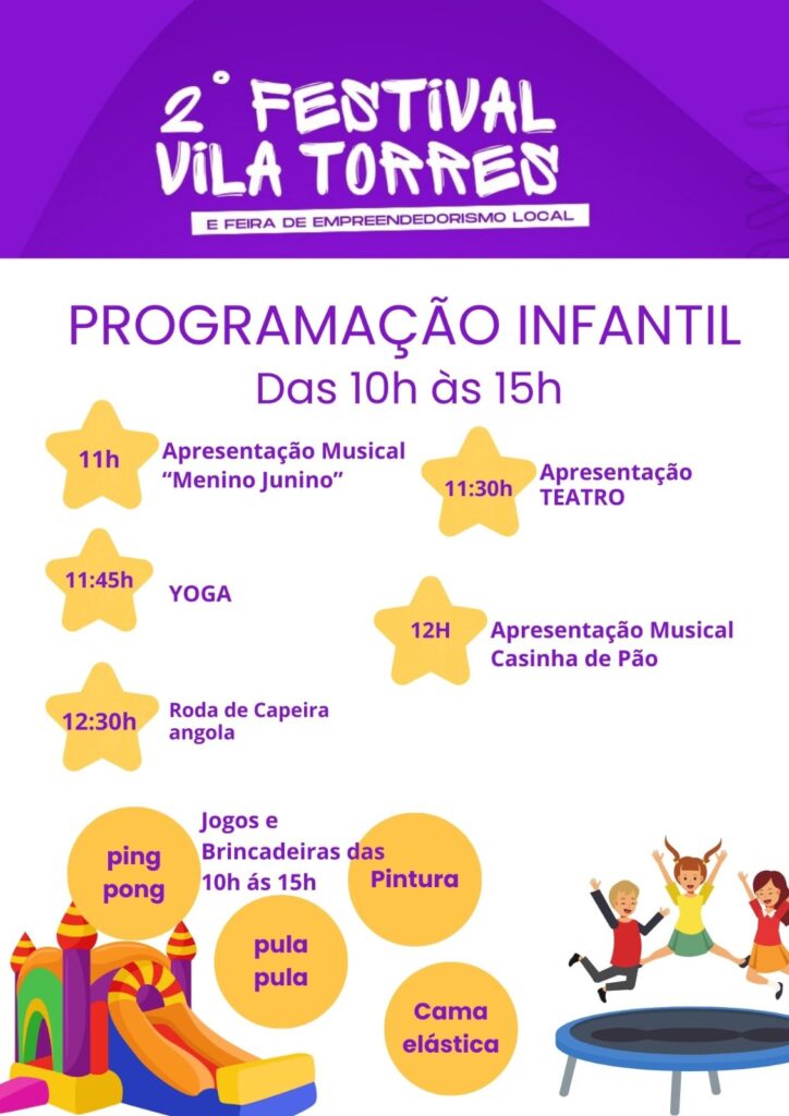 Festival Vila Torres programação