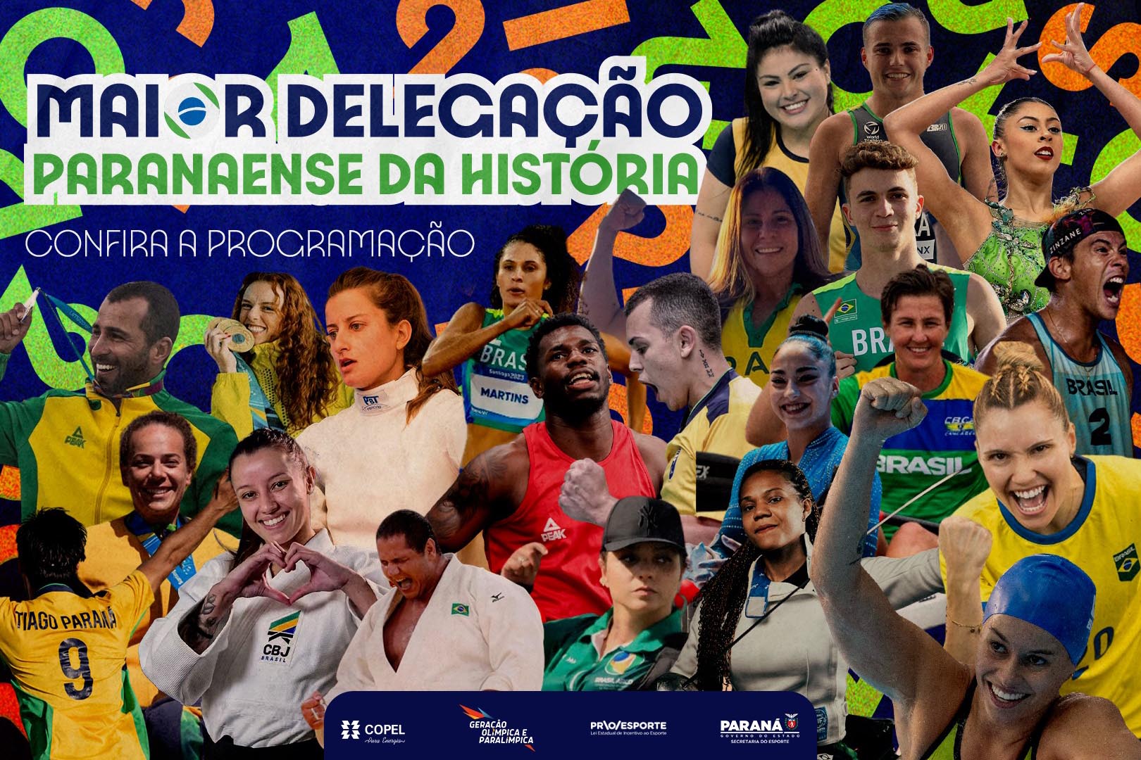 Confira o calendário dos 63 atletas e técnicos do Paraná em Paris