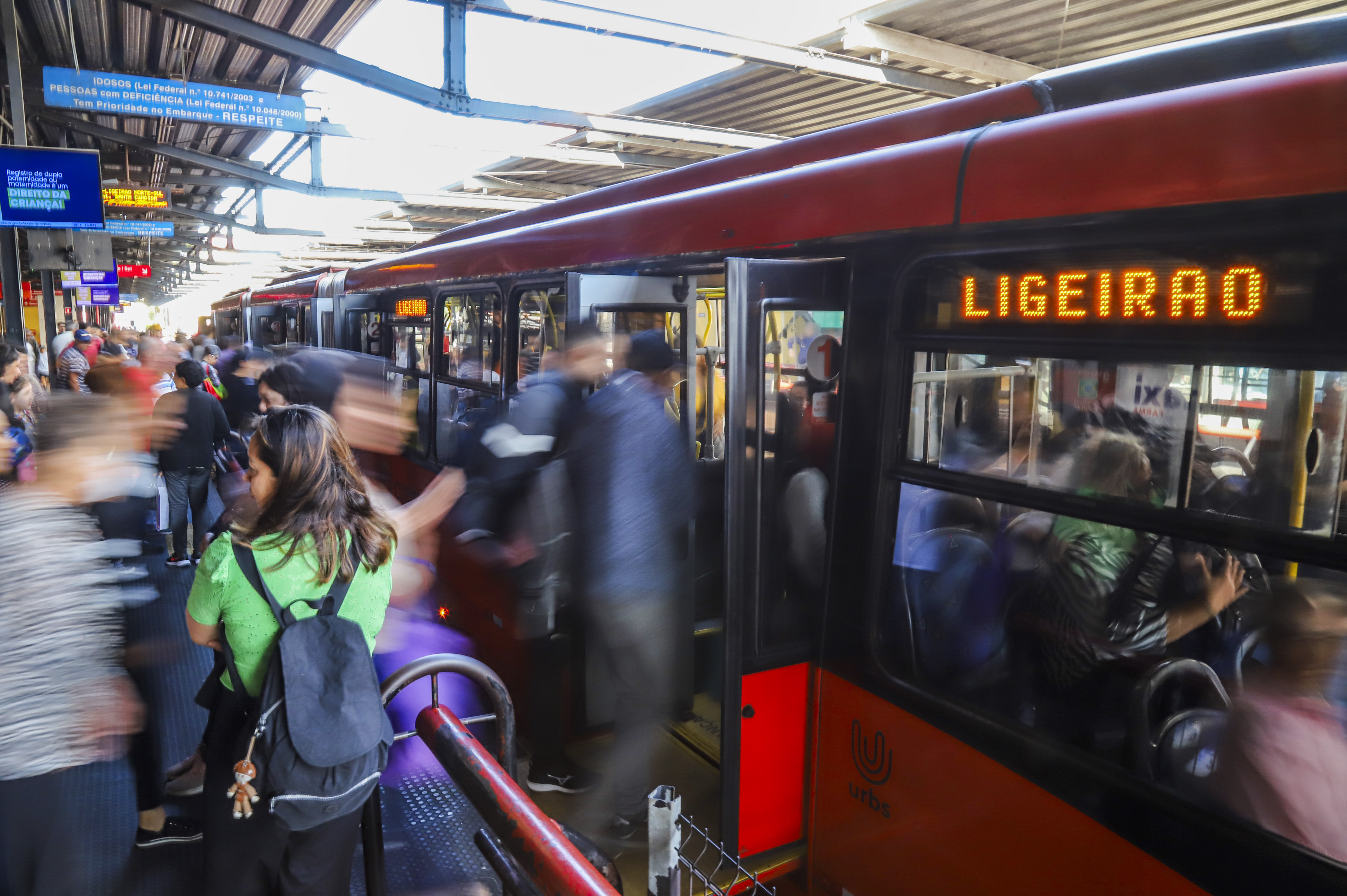 Frota do transporte coletivo cresceu 7% em junho