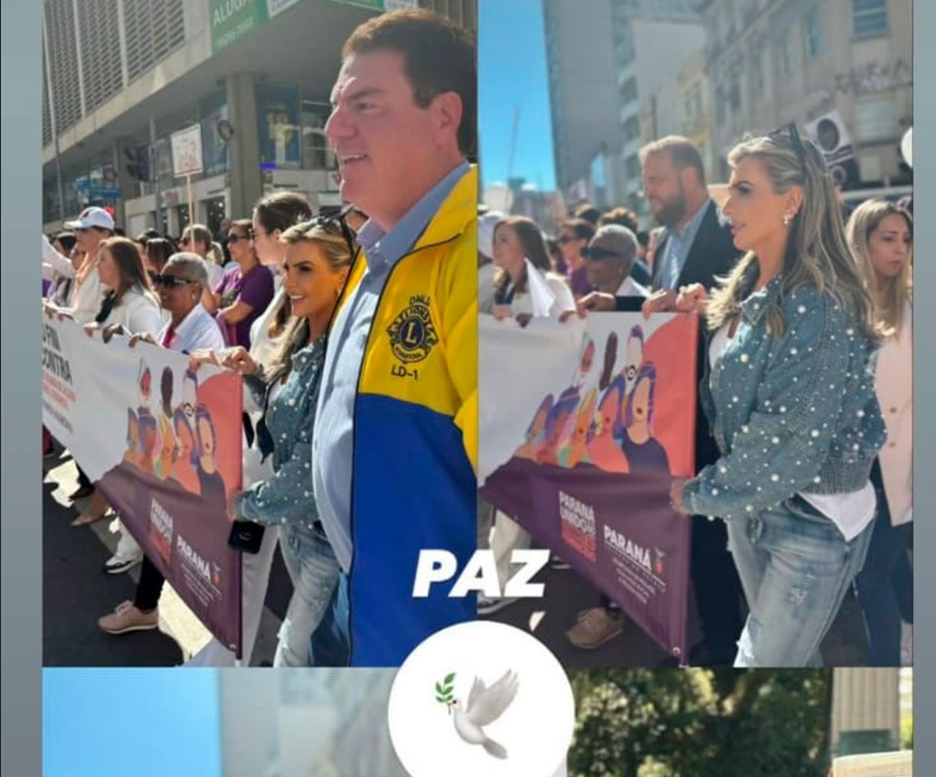 Vereador que teve boletim de ocorrência por violência doméstica participa de marcha contra feminicídio