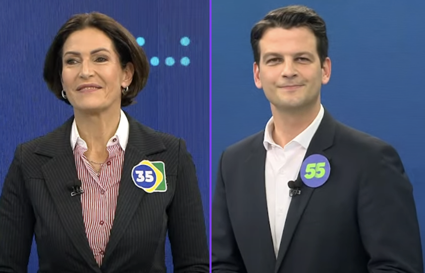 Eduardo Pimentel lidera com 54,3% dos votos válidos; Cristina Graeml tem maior rejeição