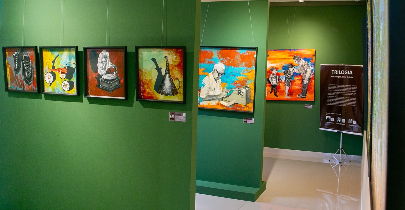 Exposição "Olhar Extinto" trata de futuro sustentável