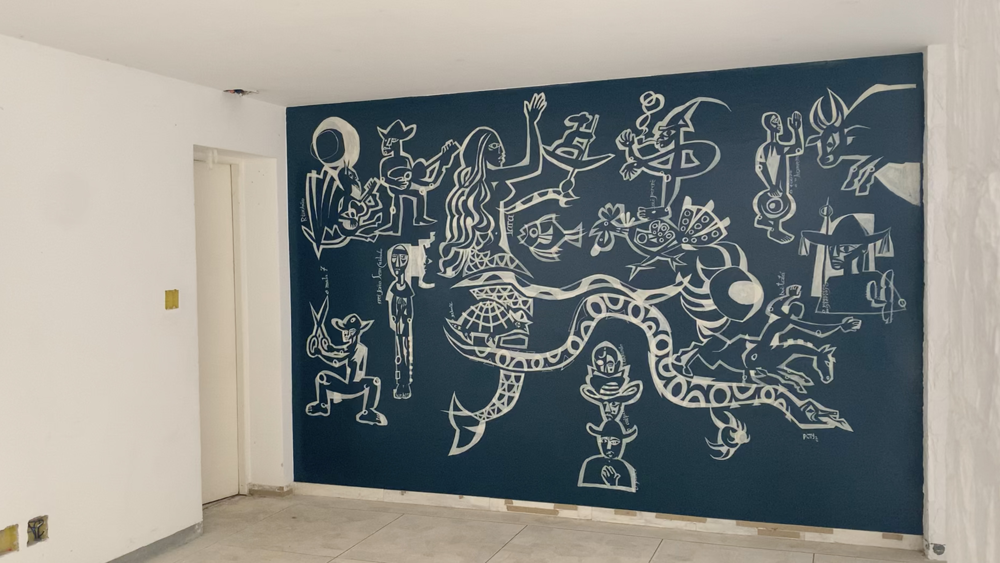 Casa com mural de Poty é derrubada; construtora diz que obra foi preservada