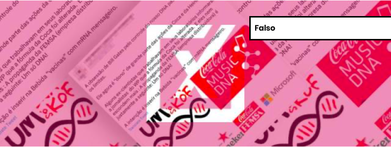 É falso que Bill Gates tenha comprado ações da Coca-Cola para inserir vacinas com mRNA na bebida