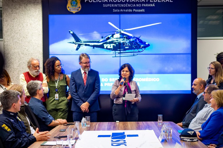 Ministério da Saúde e PRF do Paraná devem retomar serviço aeromédico