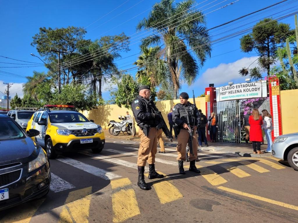 Aluna é baleada e morre dentro de escola em Cambé, norte do Paraná